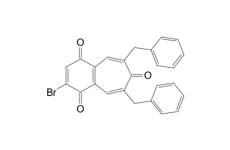 3-bromanyl-6,8-bis(phenylmethyl)benzo[7]annulene-1,4,7-trione