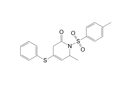 6-Methyl-4-(phenylthio)-1-tosyl-1,6-dihydropyridin-2(3H)-one
