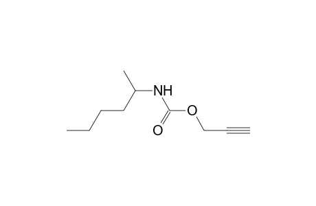 Prop-2-ynyl hexan-2-ylcarbamate