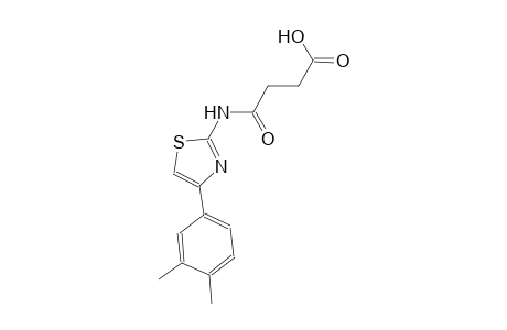 4-{[4-(3,4-dimethylphenyl)-1,3-thiazol-2-yl]amino}-4-oxobutanoic acid