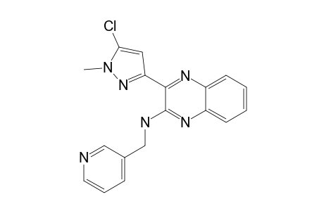 N-[3-(5-CHLORO-1-METHYL-1H-3-PYRAZOLYL)-2-QUINOXALINYL]-N-(3-PYRIDYL)-METHYLAMINE