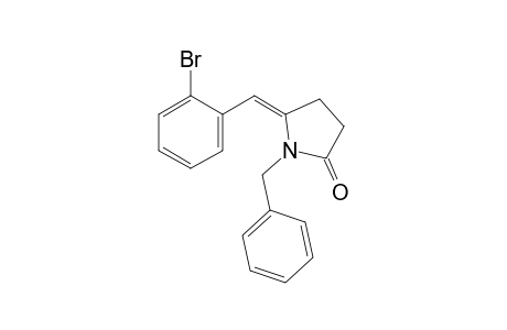 1-Benzyl-5-[1-(2-bromo-phenyl)methylidene]-pyrrolidin-2-one