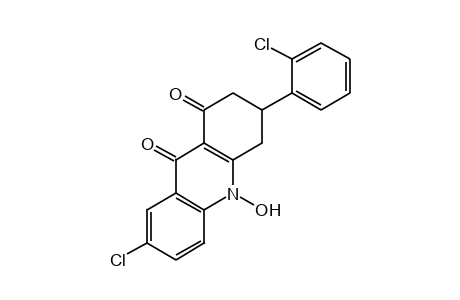 7-CHLORO-3-(o-CHLOROPHENYL)-3,4-DIHYDRO-10-HYDROXY-1,9(2H)-ACRIDANDIONE