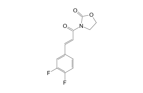 3-(TRANS-3',4'-DIFLUORO-CINNAMOYL)-OXAZOLIDIN-2-ONE
