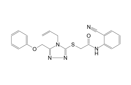 acetamide, N-(2-cyanophenyl)-2-[[5-(phenoxymethyl)-4-(2-propenyl)-4H-1,2,4-triazol-3-yl]thio]-
