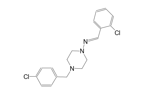 1-piperazinamine, 4-[(4-chlorophenyl)methyl]-N-[(E)-(2-chlorophenyl)methylidene]-