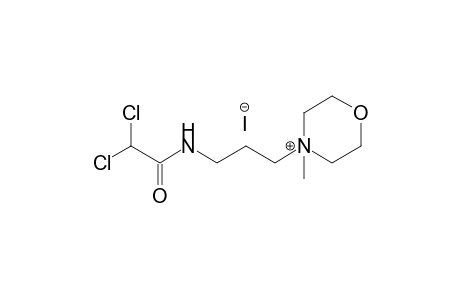 4-{3-[(dichloroacetyl)amino]propyl}-4-methylmorpholin-4-ium iodide