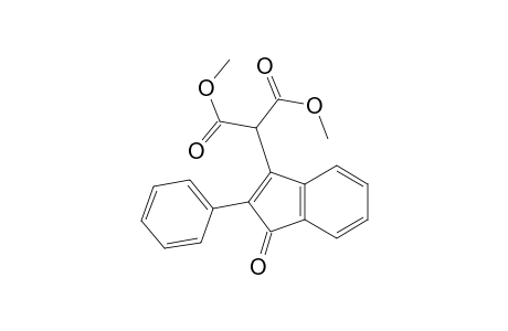 Propanedioic acid, (1-oxo-2-phenyl-1H-inden-3-yl)-, dimethyl ester
