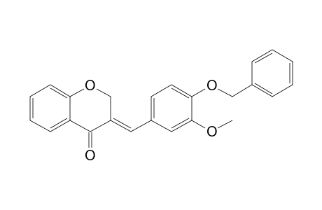 (3E)-3-(4-benzoxy-3-methoxy-benzylidene)chroman-4-one