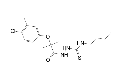 N-butyl-2-[2-(4-chloro-3-methylphenoxy)-2-methylpropanoyl]hydrazinecarbothioamide