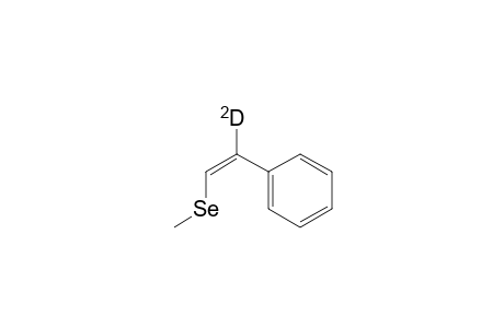 1-(Methylseleno)-2-deuterio-2-phenylethene