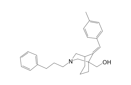 (E)-{9-(4-Methylbenzylidene)-3-(3-phenyl-propyl)-3-azabicyclo[3.3.1]nonan-1-yl}methanol