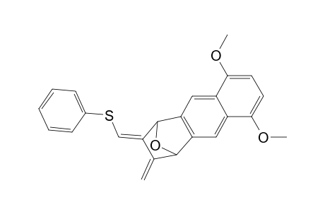 1,4-Epoxyanthracene, 1,2,3,4-tetrahydro-5,8-dimethoxy-2-methylene-3-[(phenylthio)methylene]-, (Z)-(.+-.)-