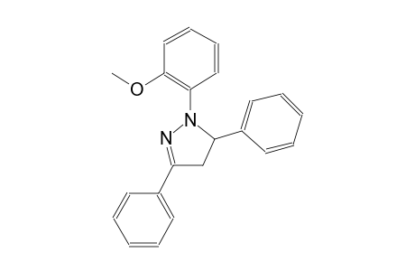 1-(2-methoxyphenyl)-3,5-diphenyl-4,5-dihydro-1H-pyrazole