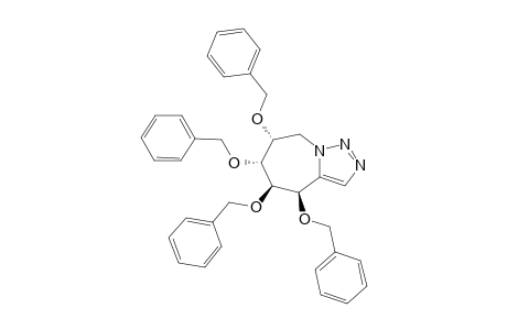 (4R,5R,6S,7R)-4,5,6,7-TETRAKIS-(BENZYLOXY)-5,6,7,8-TETRAHYDRO-4H-[1,2,3]-TRIAZOLO-[1,5-A]-AZEPINE