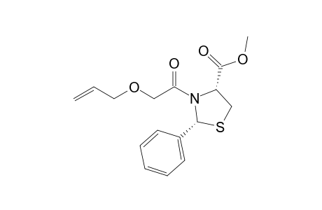 Methyl (2R,4R)-2-phenyl-N-(prop-2-enyloxyacetyl)thiazolidine-4-carboxylate