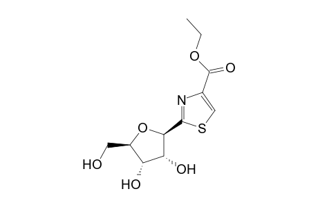 Ethyl 2-[(2R,3R,4S,5R)-3,4-dihydroxy-5-(hydroxymethyl)oxolan-2-yl]-1,3-thiazole-4-carboxylate