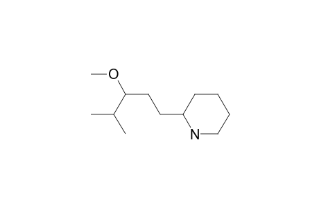 Piperidine, 2-(3-methoxy-4-methylpentyl)-