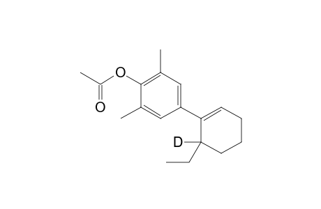 1-(4-Acetoxy-3,5-dimethylphenyl)-6-ethyl-6-deuteriocyclohexene