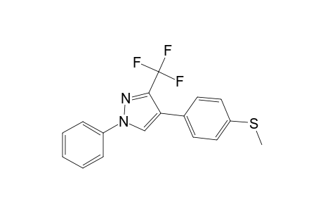 4-(4-Methylsulfanylphenyl)-1-phenyl-3-(trifluoromethyl)pyrazole