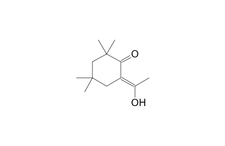 2-(1'-Hydroxyethylidene)-4,4,6,6-tetramethylcyclohexanone