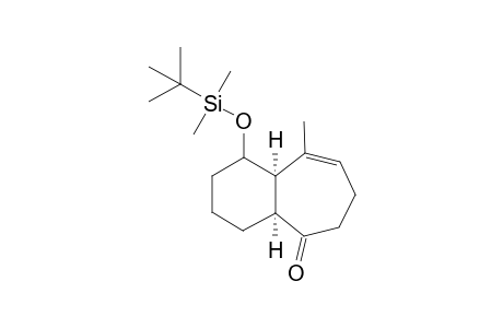 8-tert-Butyldimethylsiloxy-6-methylbicyclo[5.4.0]undec-5-en-2-one