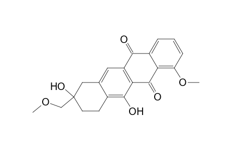 7,8,9,10-tetrahydro-6,9-dihydroxy-4-methoxy-9-(methoxymethyl)-5,12-naphthacenedione