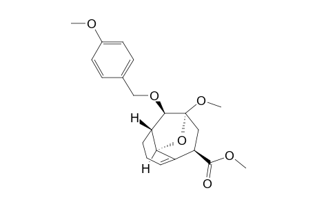 Methyl (2R,4R,8S,8aR,9R)-3,4,6,7,8,8a-Hexahydro-2-methoxy-9-[(4'-methoxyphenyl)methoxy]-2,8-methano-2H-1-benzpyran-4-carboxylate