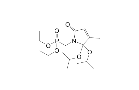 N-Diethylphosphorylmethyl-4-methyl-5,5-diisopropxy-3-pyrrolin-2-one