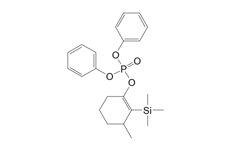 3-Methyl-2-(trimethylsilyl)cyclohexenyl diphenyl phosphate
