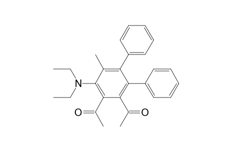 Ethanone, 1,1'-[5'-(diethylamino)-6'-methyl[1,1':2',1''-terphenyl]-3',4'-diyl]bis-