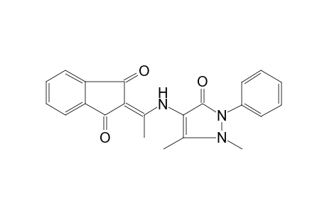 2-{1-[(1,5-dimethyl-3-oxo-2-phenyl-2,3-dihydro-1H-pyrazol-4-yl)amino]ethylidene}-1H-indene-1,3(2H)-dione