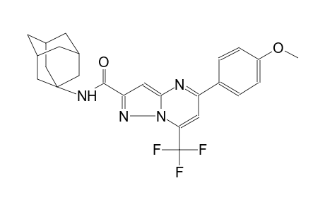 N-(1-adamantyl)-5-(4-methoxyphenyl)-7-(trifluoromethyl)pyrazolo[1,5-a]pyrimidine-2-carboxamide
