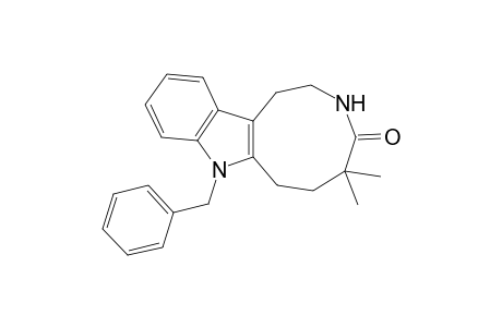8-Benzyl-5,5-dimethyl-2,3,5,6,7,8-hexahydroazonino[5,4-b]indol-4(1H)-one
