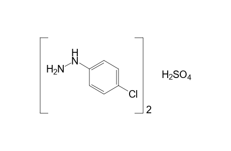 (p-chlorophenyl)hydazine, sulfate(2.1)(salt)