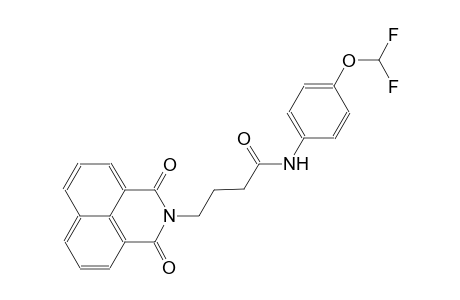 N-[4-(difluoromethoxy)phenyl]-4-(1,3-dioxo-1H-benzo[de]isoquinolin-2(3H)-yl)butanamide