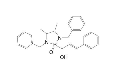 2-(1'-Hydroxy-3'-phenyl-(E)-prop-2'-enyl)-1,3-dibenzyl-4,5-dimethyl-1,3,2-diazaphospholidine 2-Oxide