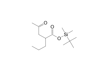 2-Propyl-4-oxo-pentanoic acid t-butyl-dimethyl-silyl ester