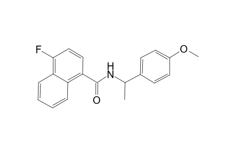Naphthalene-1-carboxamide, 4-fluoro-N-[1-(4-methoxyphenyl)ethyl]-