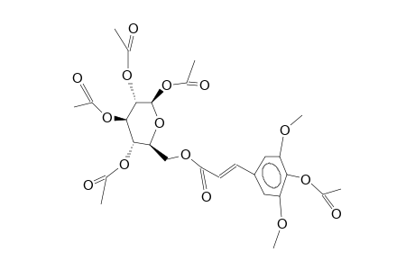 6-O-(E)-SINAPOYL-beta-D-GLUCOPYRANOSIDE PENTA ACETATE