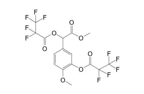 Methyl o,o'-bis(pentafluoropropionoyl)isovanilmandelate