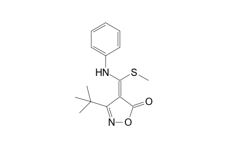 4-[(methylthio)(phenylamino)methylene]-3-t-butylisoxazol-5(4H)-one