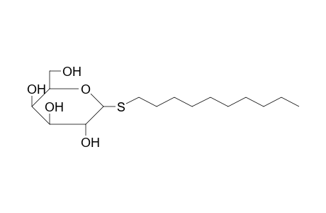 Decyl 1-thiohexopyranoside