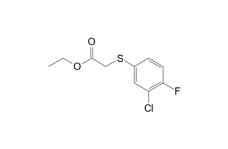 Ethyl 2-((3-chloro-4-fluorophenyl)thio)acetate