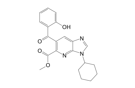 Methyl 3-Cyclohexyl-6-(2-hydroxybenzoyl)-3H-imidazo[4,5-b]pyridine-5-carboxylate