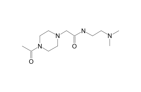 N-(2-(Dimethylamino)ethyl)-2-(piperazin-1-yl)acetamide, N'-acetyl