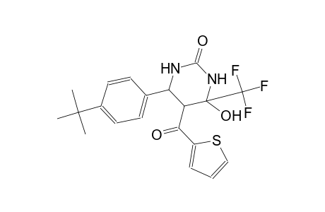2(1H)-pyrimidinone, 6-[4-(1,1-dimethylethyl)phenyl]tetrahydro-4-hydroxy-5-(2-thienylcarbonyl)-4-(trifluoromethyl)-