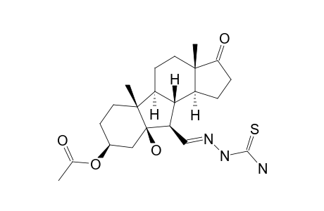 3-BETA-ACETOXY-5-BETA-HYDROXYL-6-BETA-THIOSEMICARBAZONE-B-NOR-ANDROSTANE