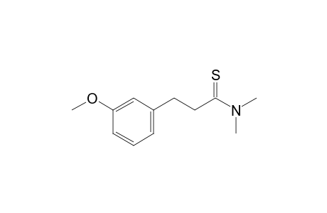 3-(3-methoxyphenyl)-N,N-dimethylpropanethioamide