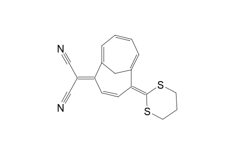 2-[2-(1,3-dithian-2-ylidene)-5-bicyclo[4.4.1]undeca-1(10),3,6,8-tetraenylidene]malononitrile